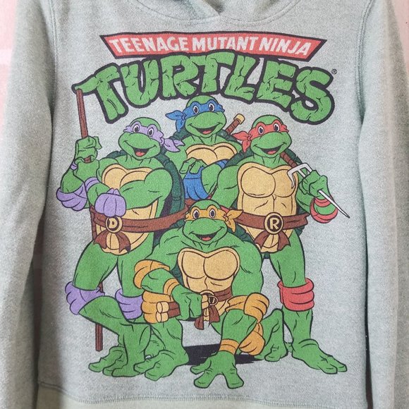 Nickelodeon TMNT Teenage Mutant Ninja Turtles Hooded Sweatshirt Size Small - Picture 2 of 11